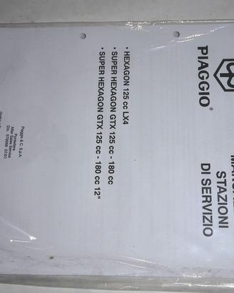 MANUALE OFFICINA HEXAGON PIAGGIO 579066/1