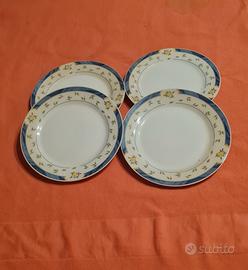 4 piattini da dessert vintage  porcellana 