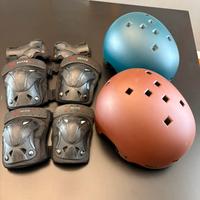 Kit protezioni skateboard/monopattino/rollerblade