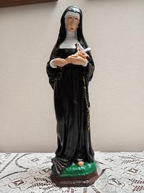 Statua di Santa Rita in gesso anni 50/60
