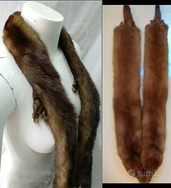 Anni 50 | Collo Stola PELLICCIA di VISONE | 2 vis