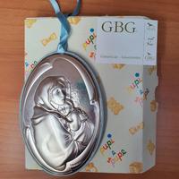 MEDAGLIONE MADONNINA IN ARGENTO “GBG ARGENTI”