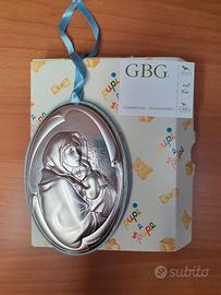 MEDAGLIONE MADONNINA IN ARGENTO “GBG ARGENTI”