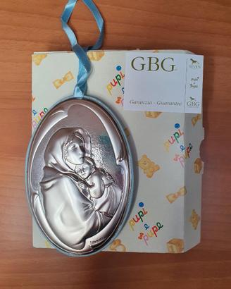 MEDAGLIONE MADONNINA IN ARGENTO “GBG ARGENTI”