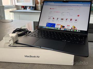 Apple MacBook Air M2 black - come nuovo