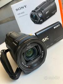 Videocamera 4K Sony FDR-AX33 ultra HD + Custodia