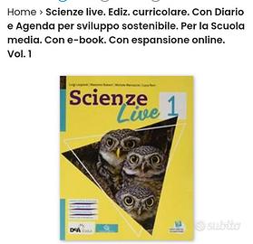 Libro Scienze Live 1 scuola media 