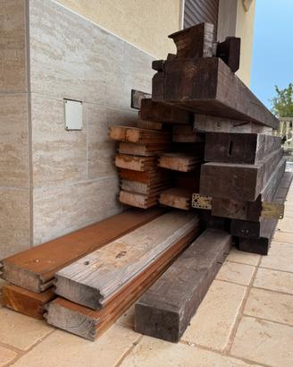 Pilastri in legno strutturale 5-7 metri gazebo