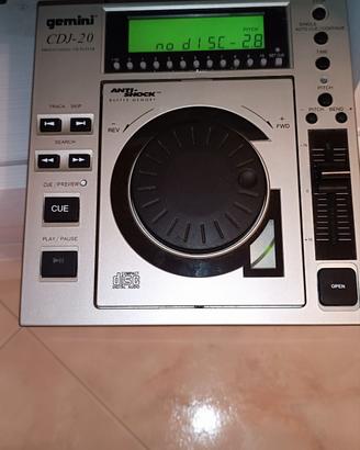 Lettore CD per Dj Gemini