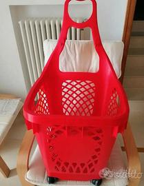 Carrello Spesa Trolley 4 ruote 73 Litri