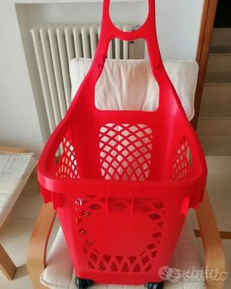 Carrello Spesa Trolley 4 ruote 73 Litri