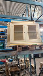 Coppia di Pensili a Vetrina 