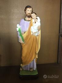 Scultura Statua San Giuseppe h 50 cm in resina