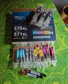 Cartucce stampante Canon 570XL e 571XL