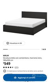 Letto Matrimoniale con contenitore