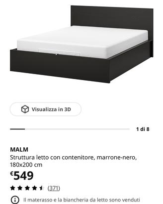 Letto Matrimoniale con contenitore
