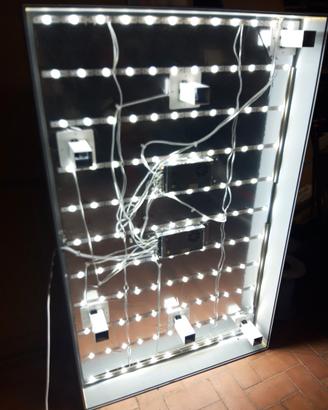 Pannello luminoso LED pubblicita' 160x100 cm