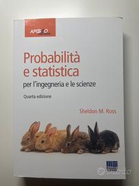 Probabilità e statistica - Sheldon Ross,  IV°ed.