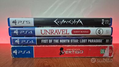 Lotto videogiochi Playstation 4 e Playstation 5