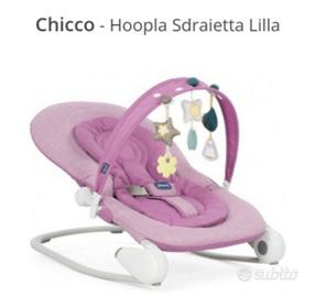 Sdraietta Chicco Hoopla' rosa lilla con scatola or