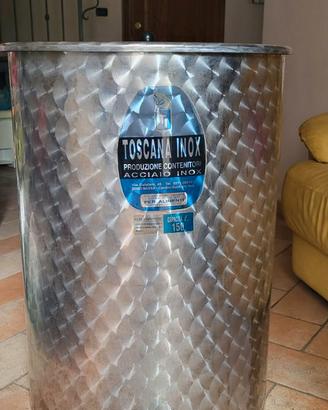 Serbatoio OLIO in acciaio INOX