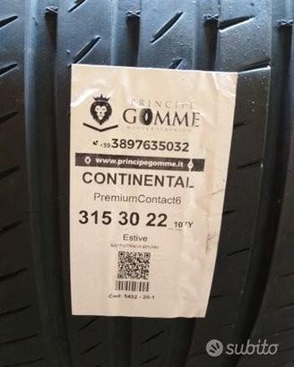 2 gomme 315 30 22 continental a5452