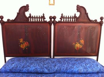 Letto in ferro battuto d'epoca