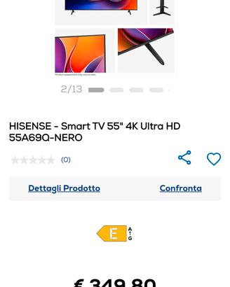 smart tv 55" hisense
