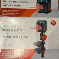 livella Laser Parkside con supporto