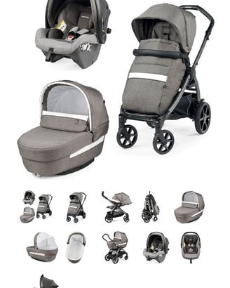 Passeggino Peg Perego trio book colore city grey
