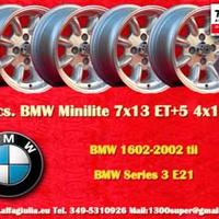 4 pz cerchi BMW Opel Volkswagen Minilite 7x13 ET5 