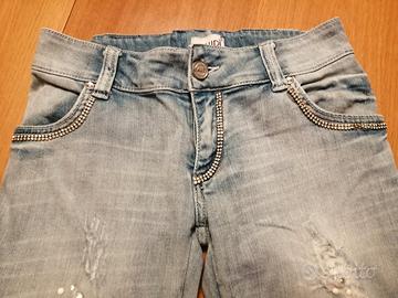 jeans Gaudi con strass 