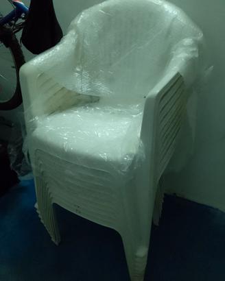 Sedie in plastica da giardino
