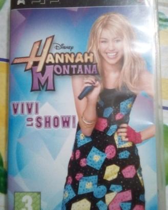 Hannah montana: "VIVI LO SHOW" (PSP)