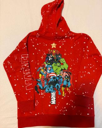 FelpaMArvel con cappuccio