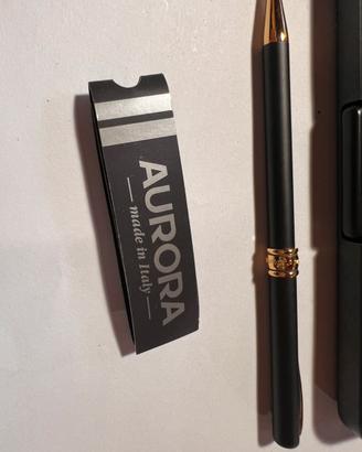 Penna Aurora Magellano Black Gold Nuova
