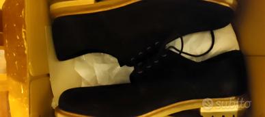 Clarks Foxwell Hall black suede 44 nuove