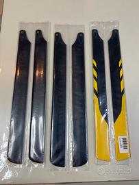 Pale in carbonio per elicottero, classe 450 nuove