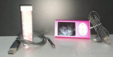 lettore mp3 e power bank