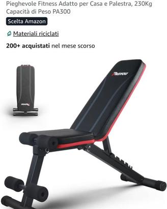 Panca palestra pieghevole