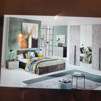 Due camere da letto e un divano letto come in foto