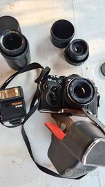 Zenit 12xp + jupiter 135mm 3.5 + 2x + flash