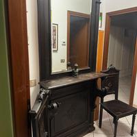 consolle antica del 1800 compresa di sedie