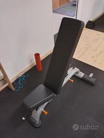 panca reclinabile precor + rack