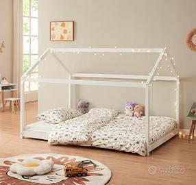 Letto montessoriano a casetta