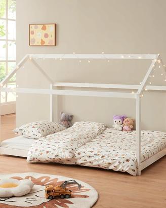 Letto montessoriano a casetta