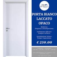 Porte interne laccate bianche opache 