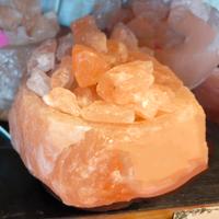 Lampada di sale braciere naturale 