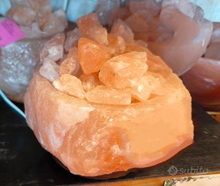 Lampada di sale braciere naturale 