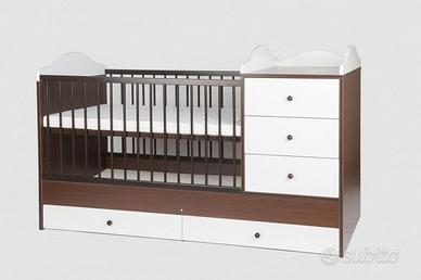 Lettino con fasciatoio